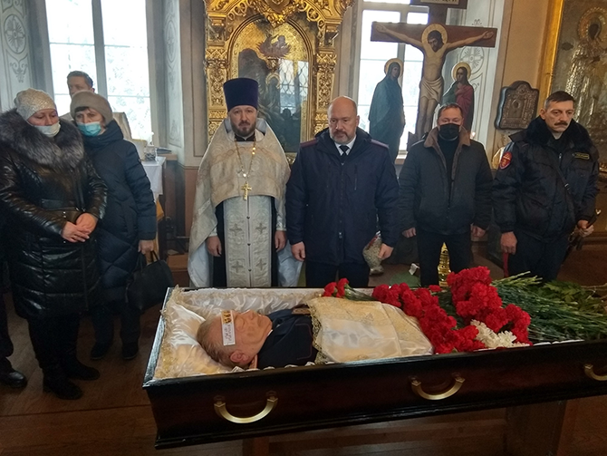 Отпевание атамана