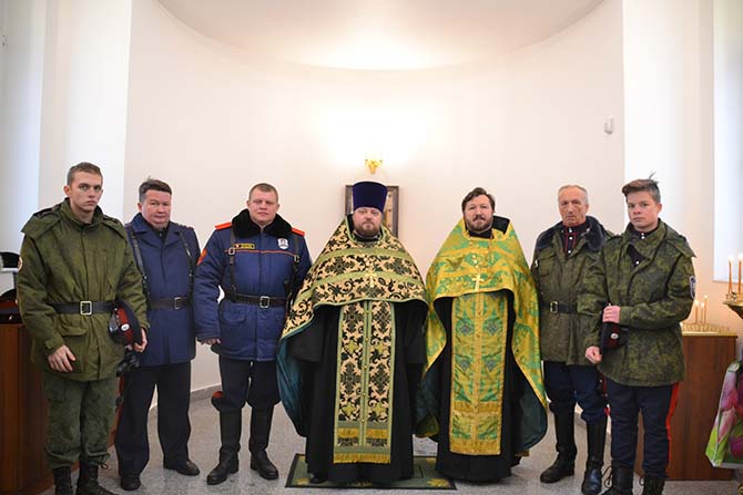 Охрану порядка при проведении мероприятия обеспечивали казачьи патрули