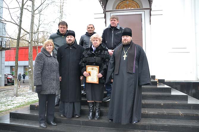 Открытие часовни преподобного Сергия Радонежского