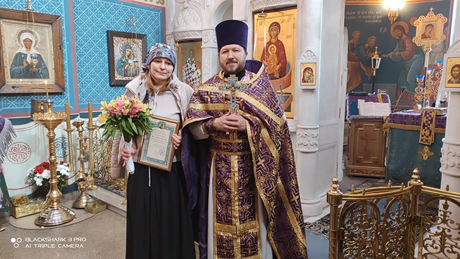 Юбилей казначея Покровского храма