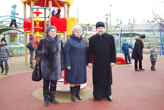 Открытие парковой зоны в поселке Лунево