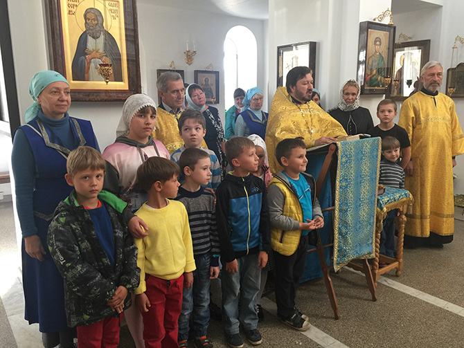 Молебен на начало учебного года