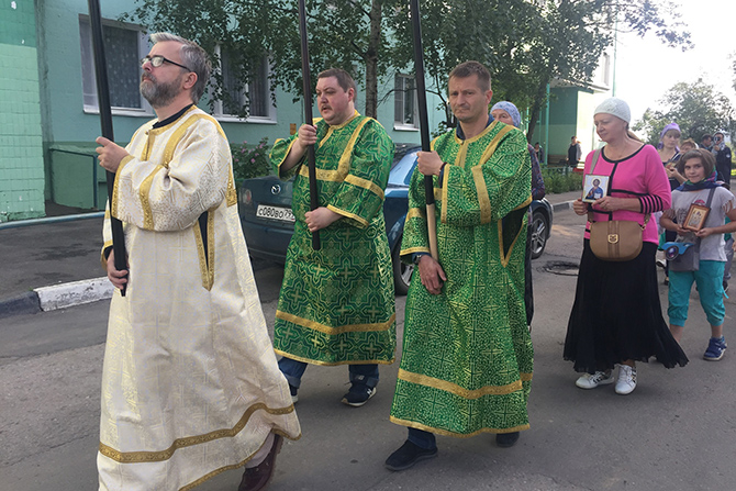 Крестный ход в Лунево-1