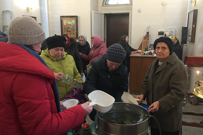 Крещение Господне в Лунево
