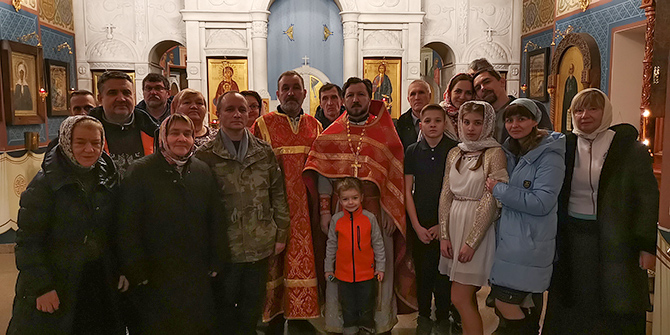 Божественная литургия в новогоднюю ночь