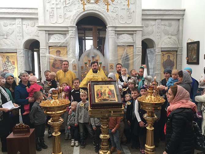 В храме д.Мышецкое прошла миссионерская Литургия