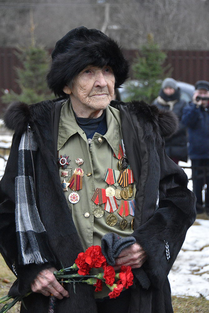 Церемония увековечивания памяти бойцов
