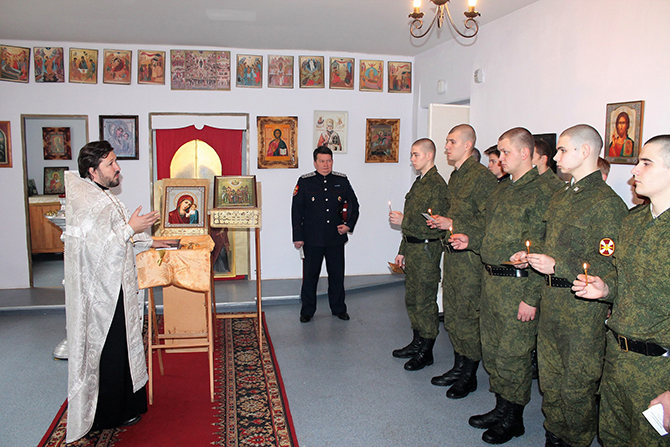 Панихида по воинам-водителям