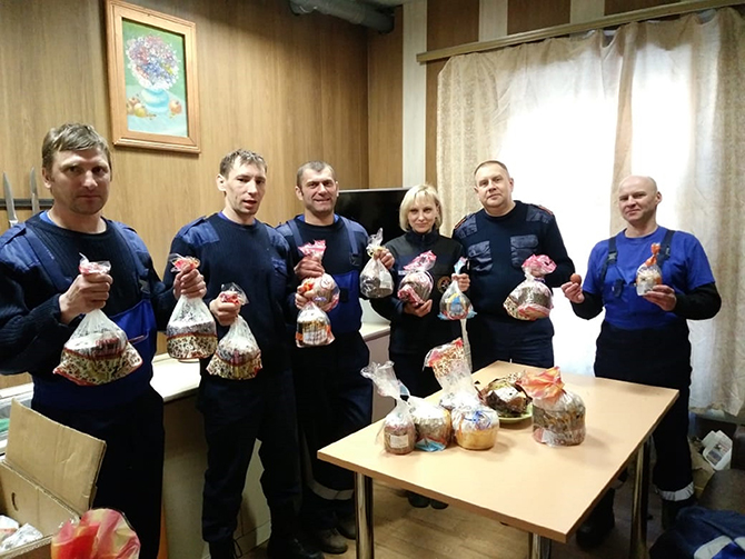 Пасхальные поздравления воинов