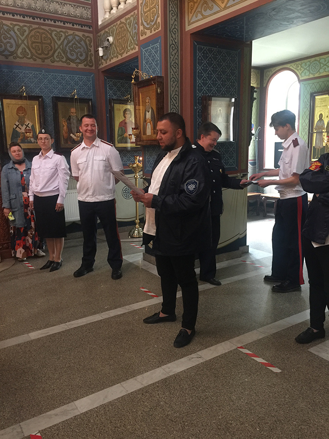 Казачья присяга в покровском храме 3