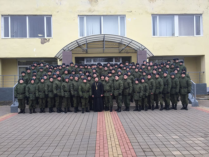 Встреча с воинами Росгвардии
