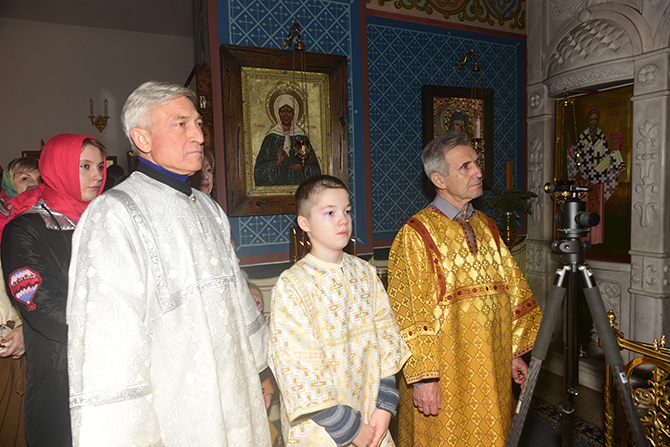 Казаки на празднике Рождества Христова
