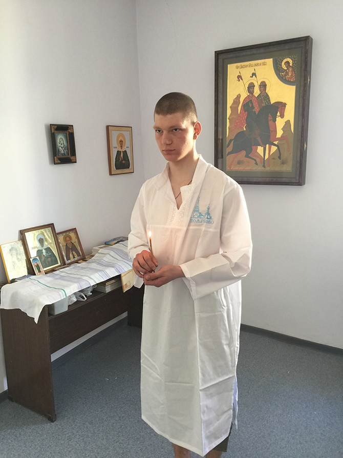 Светлая седмица в воинской части