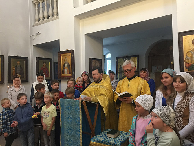 Занятие воскресной школы