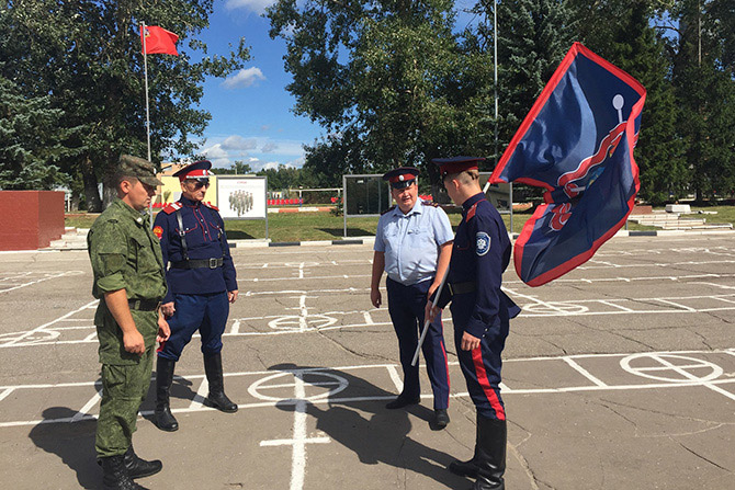 Занятие знаменной группы